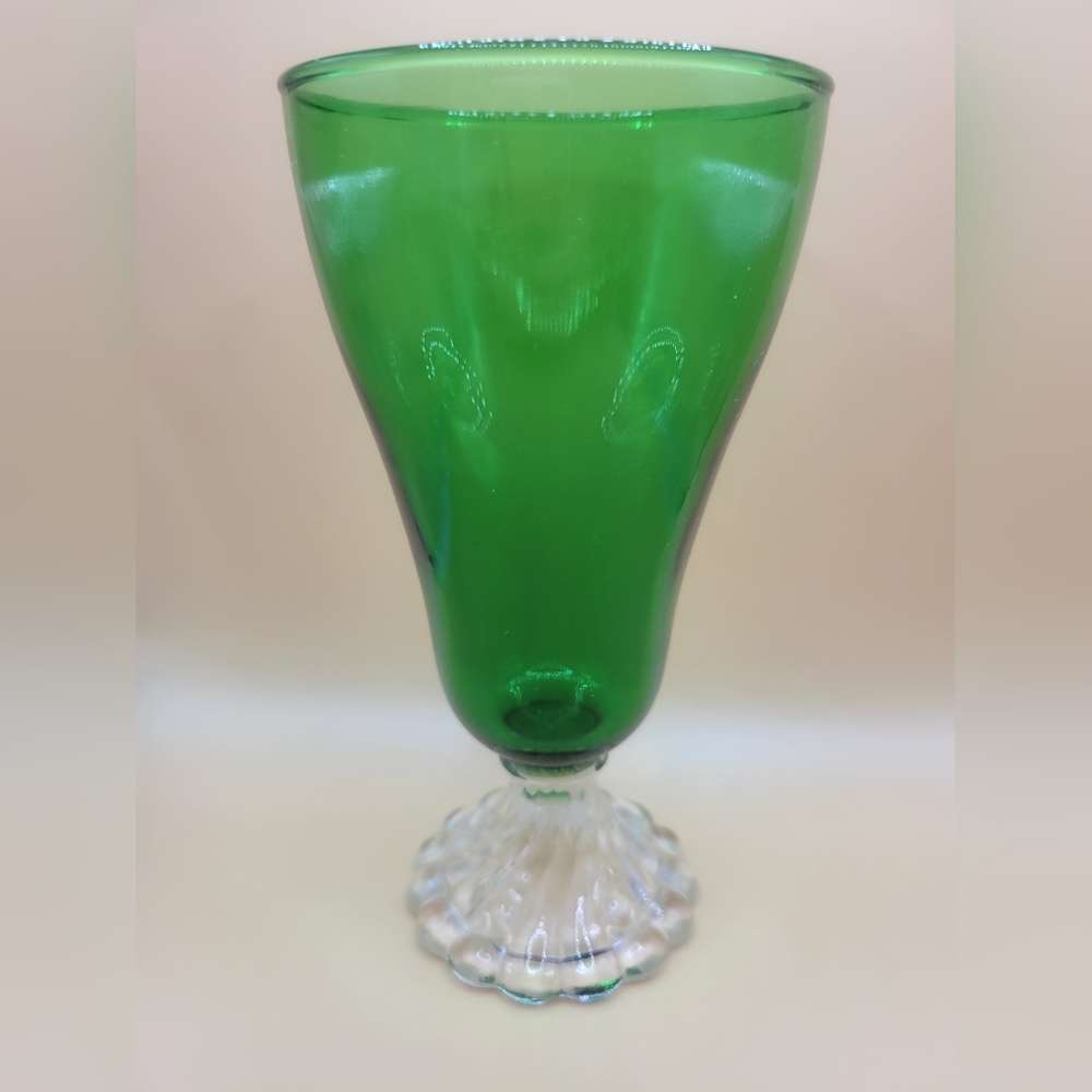 Vintage Emerald Anchor Hocking Boopie Water Ice Tea Glass